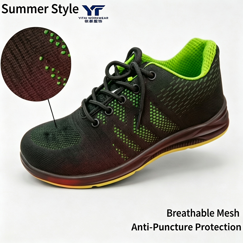 Lightweight Breathable Summer Safety Shoes