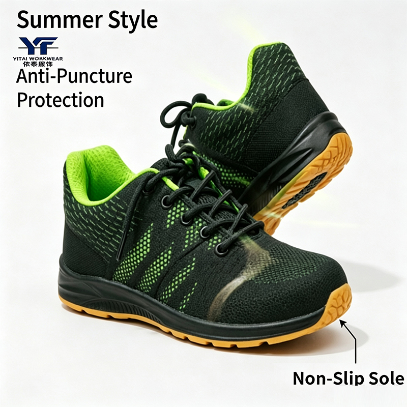 Lightweight Breathable Summer Safety Shoes