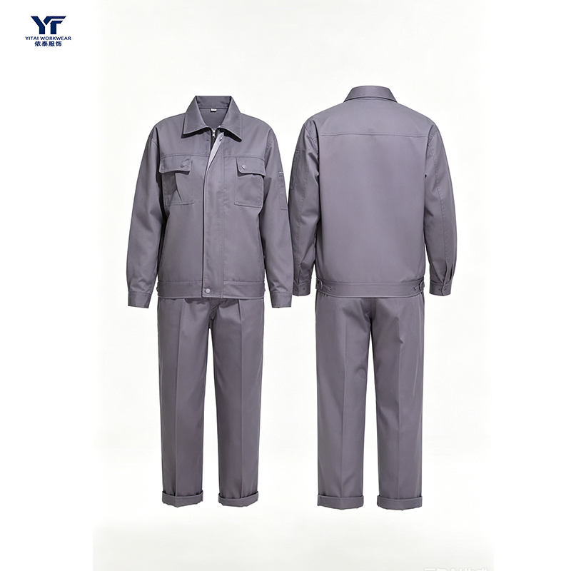 Unisex Polyester-Cotton Workwear Set 