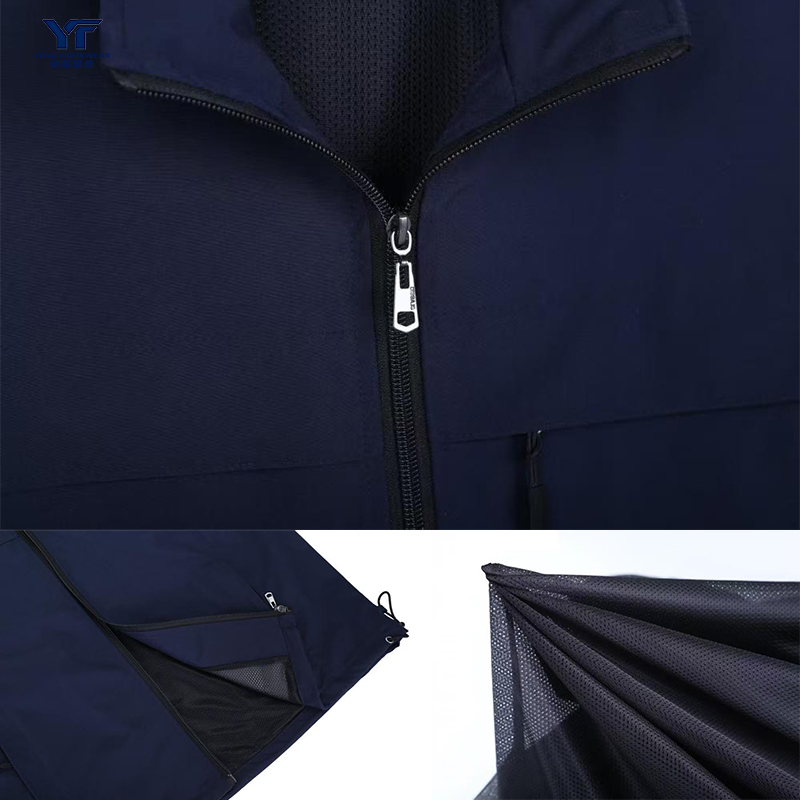 Custom Logo Embroidery Printed Reflective Vest 