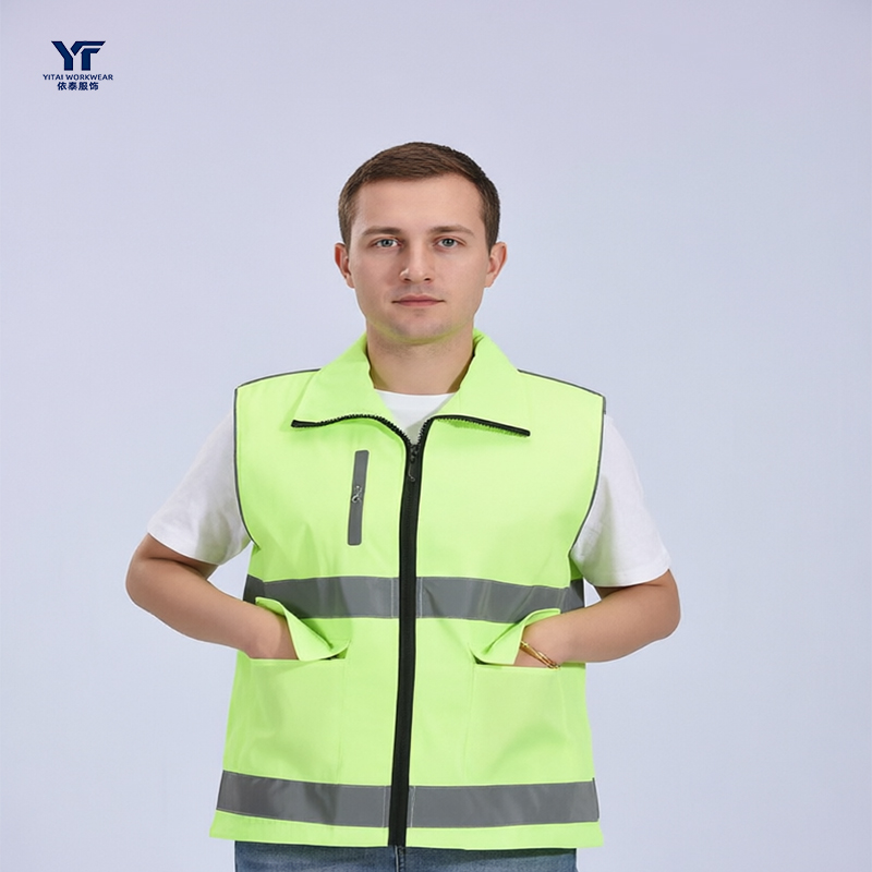 Color blocked Hi Vis Reflective Vest