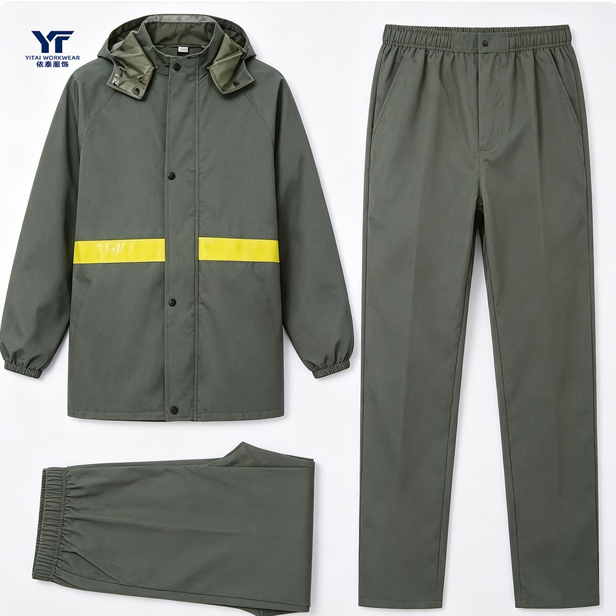 Knitted Fabric Suit Rainproof Workwear