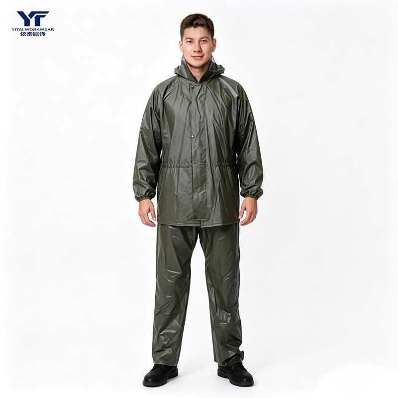 High-Elasticity PVC Rain Suit (Set)
