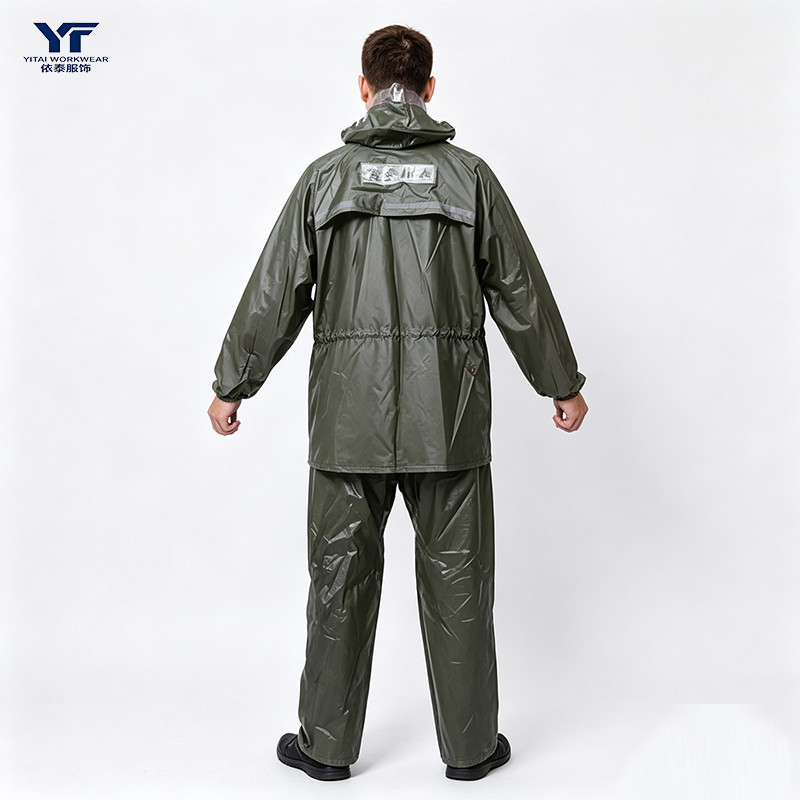 High-Elasticity PVC Rain Suit (Set)