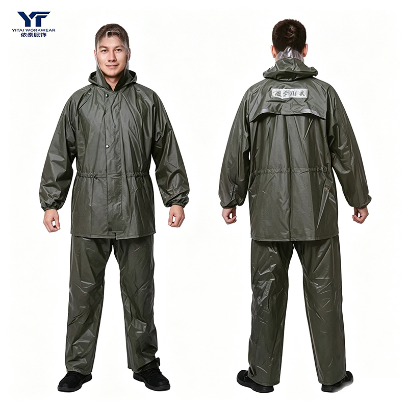 High-Elasticity PVC Rain Suit (Set)